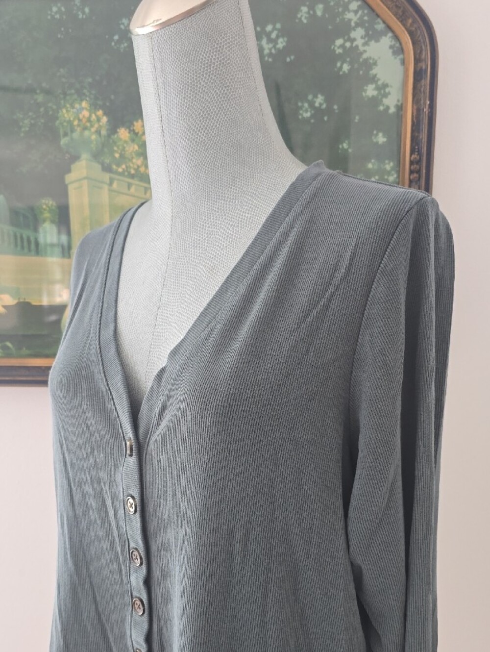 Marine Layer | Lexi Rib Sun-In Button Through - Picture 3 of 6